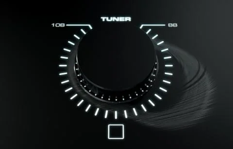 Radio dials closeups Stock Illustration