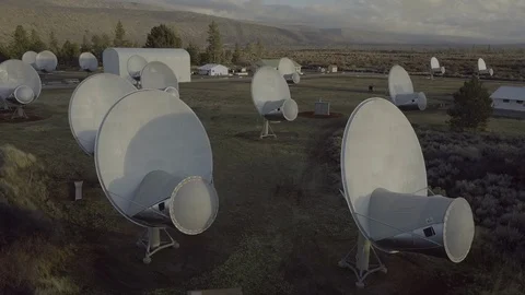 Radio Dishes 01 Stock Footage 101628146