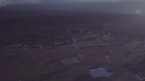 Radio Dishes 05 Stock Footage 101627765