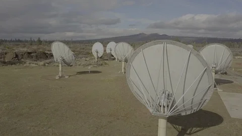 Radio Dishes 12 Stock Footage 101627464