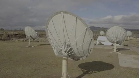 Radio Dishes 13 Stock Footage 101627428
