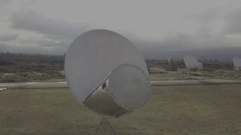Radio Dishes 14 Stock Footage 101627316