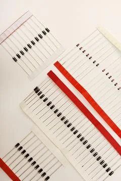 Radio elements in the package. Diodes. Stock Photos