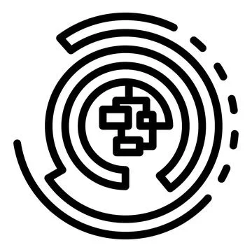 Radio engineer solder icon, outline style Stock Illustration