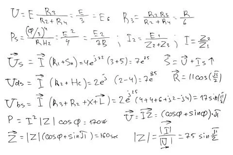 Radio engineering schemes. electronic formulas and expressions. scientific and Stock Illustration