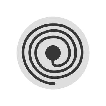 Radio Frequency Identification RFID Tag Icon. Vector Stock Illustration