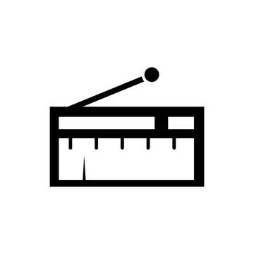 Radio icon design premium vector template. Completely editable with isolated Stock Illustration