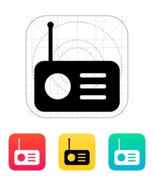 Radio icon Stock-Illustration