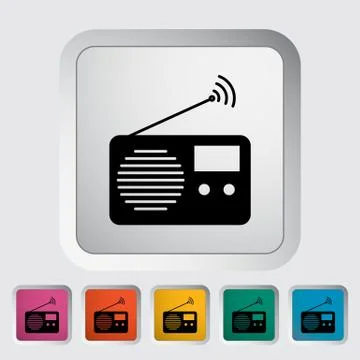 Radio icon Stock Illustration