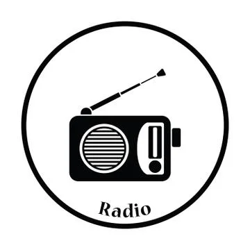 Radio icon Stock Illustration