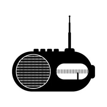 Radio icon Illustrazione stock