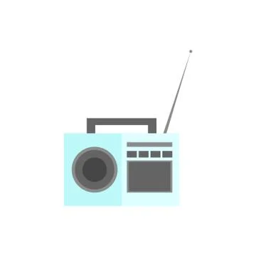 Radio. Icon on isolated background Stock Illustration
