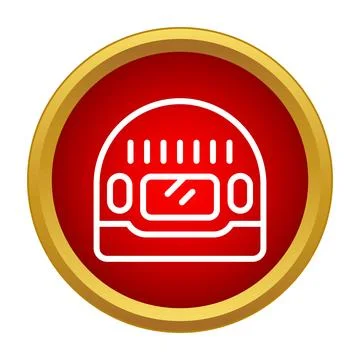 Radio icon symbolizing retro wireless communication Stock Illustration