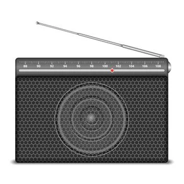 Radio Illustrazione stock