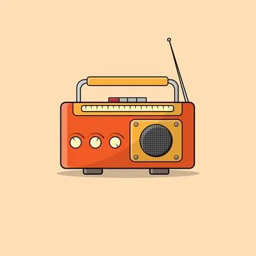 Radio Stock Illustration