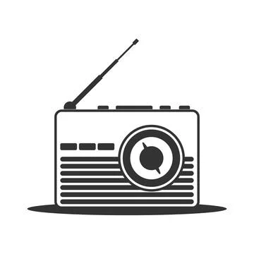 Radio Logo Icon Design Stock Illustration