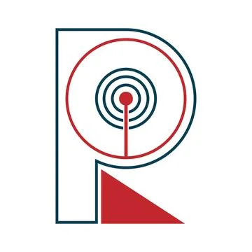 Radio Logo Icon Design Stock Illustration
