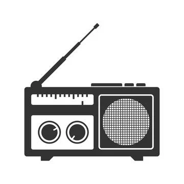 Radio Logo Icon Design Stock Illustration
