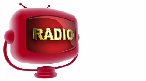 Radio on loop alpha mate tv 動画素材 3679200
