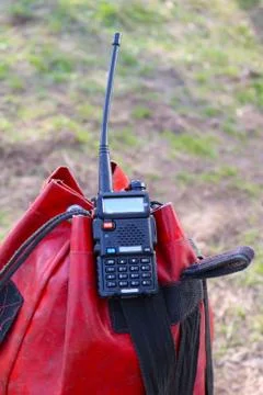 Radio is portable Stock Photos