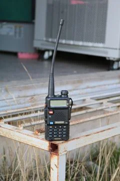 Radio is portable Foto stock