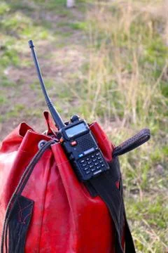 Radio is portable Foto stock