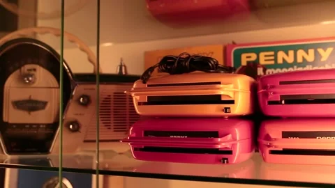 Radio, Record Player, antiques Stock Footage 169762502