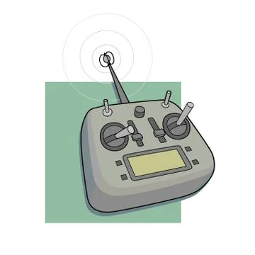 Radio remote control Stock-Illustration