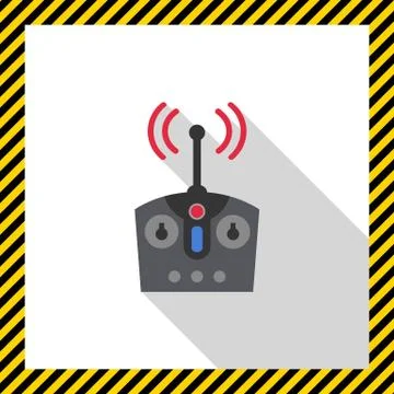 Radio remote control 스톡 일러스트