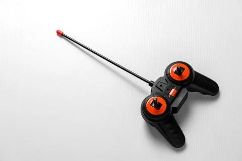 Radio remote controller console isolated on white background 写真素材