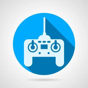 Radio remote controller flat vector icon Illustrazione stock