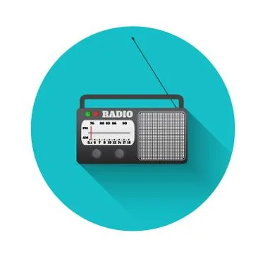 Radio retro Stock Illustration