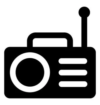 Radio Set Vector Stock Illustration