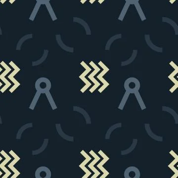 Radio signals seamless pattern Stock Illustration