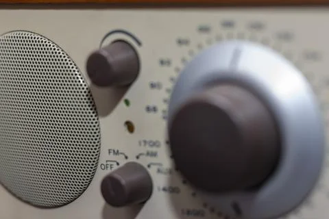 Radio speaker grill 写真素材