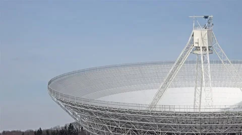 Radio telescope - Details Vídeo Stock 54767196