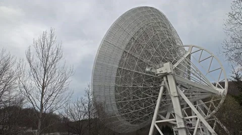Radio telescope - Details Vídeo Stock 54767673