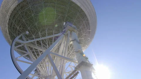 Radio Telescope Stock Footage 58970432