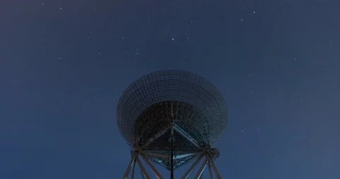 Radio Telescope Stock Footage 87664733