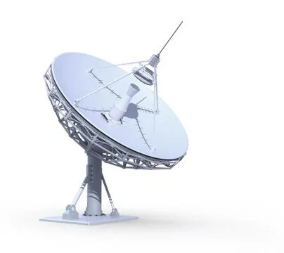 Radio telescope Stock Illustration