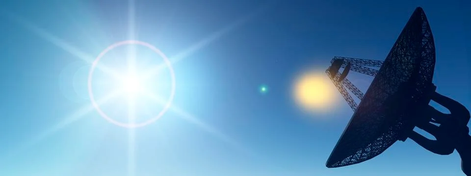 Radio telescope Stock-Illustration