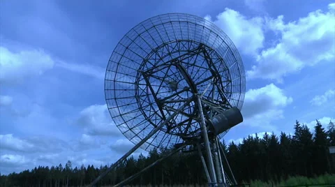 Radio-telescope-timelapse2 Stock Footage 2668786