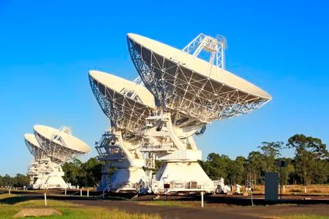 Radio Telescopes Stock Photos