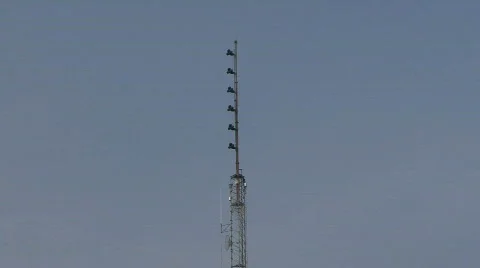 Radio Tower Stock Footage 517388