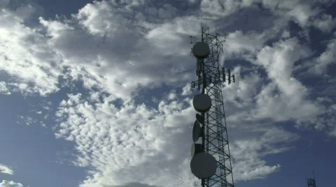 Radio Tower Stock Footage 653251