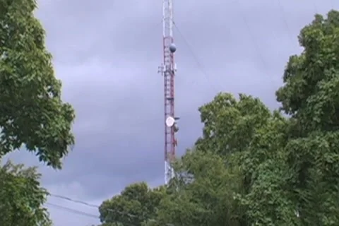 Radio Tower Stock Footage 8547427