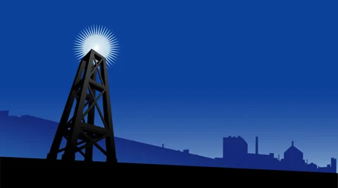 Radio Tower Stock Footage 37617568