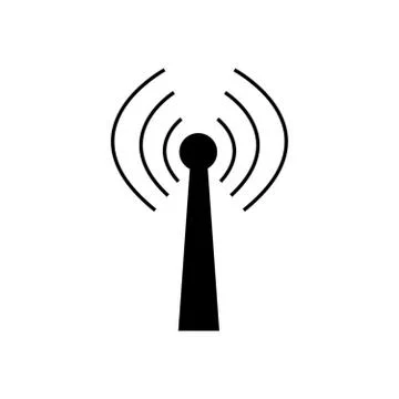 Radio tower Stock Illustration
