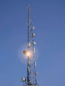 Radio tower Stock Photos