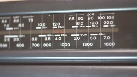 Radio wave scale 4K | Stock Video | Pond5